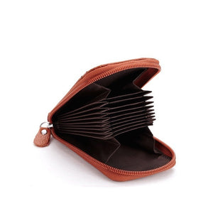 Genuine Leather Credit Card Organizer - www.outfitzing.com
